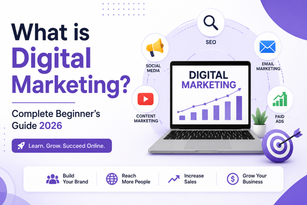 What is Digital Marketing? Complete Beginner’s Guide 2026